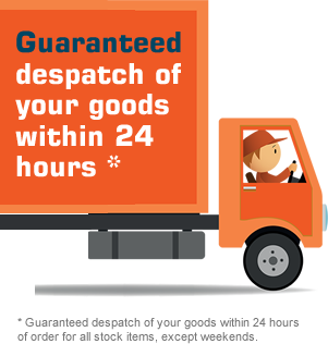 Guaranteed despatch of your goods within 24 hours *